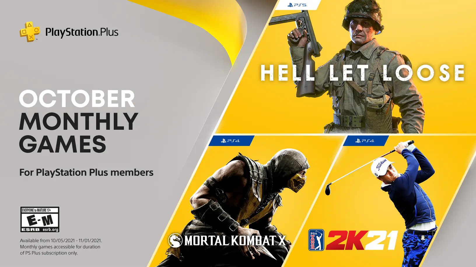 PS Plus hry na október